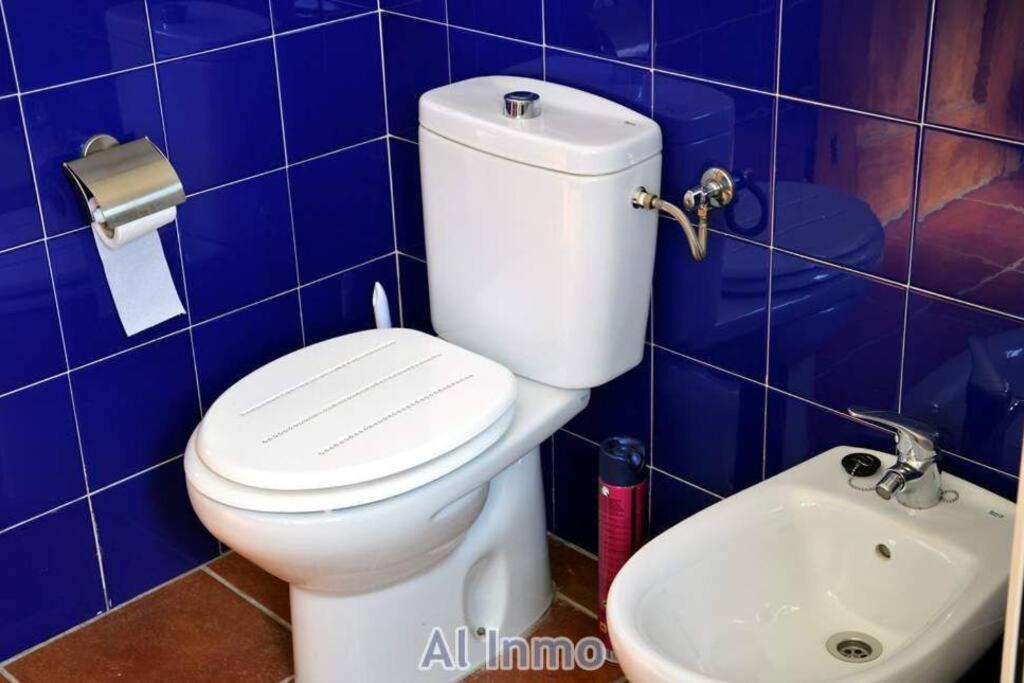 Las Palmeras - Ein Stueck Vom Paradies - Behagliches Haus Mit Pool Algodonales Bagian luar foto