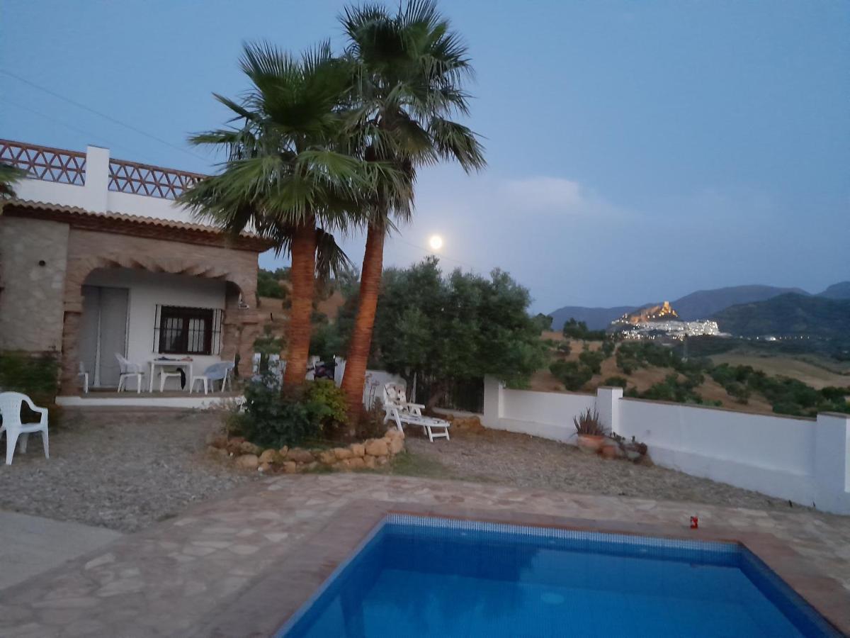Las Palmeras - Ein Stueck Vom Paradies - Behagliches Haus Mit Pool Algodonales Bagian luar foto